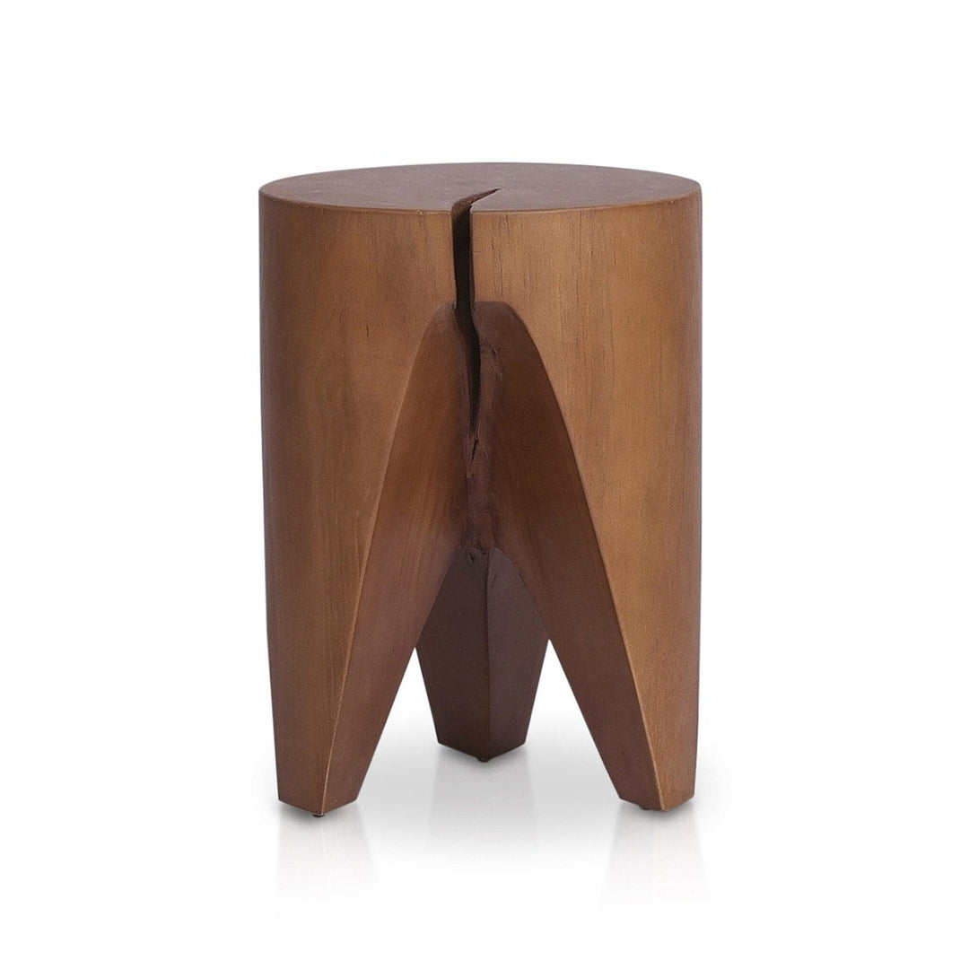 Philip Outdoor End Table - Natural Teak