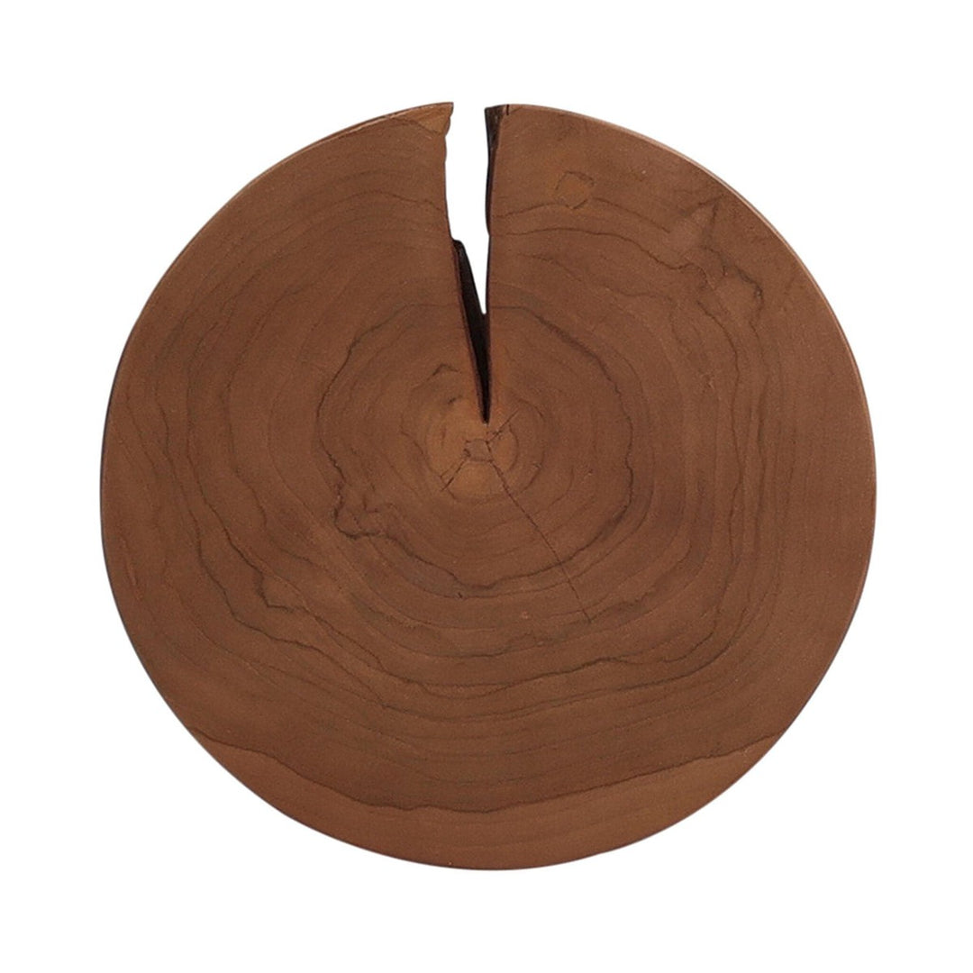 Philip Outdoor End Table - Natural Teak