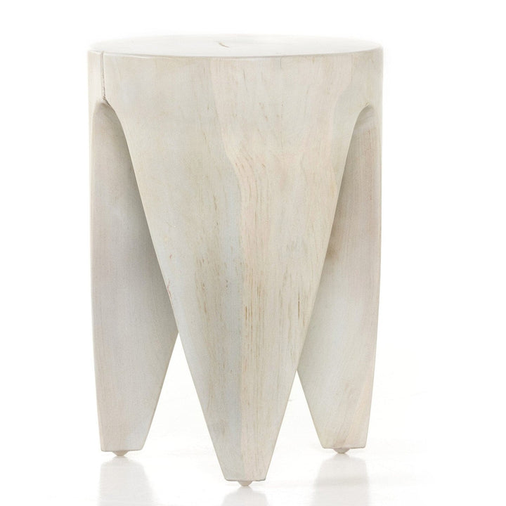 Patrick Outdoor End Table - Ivory Teak