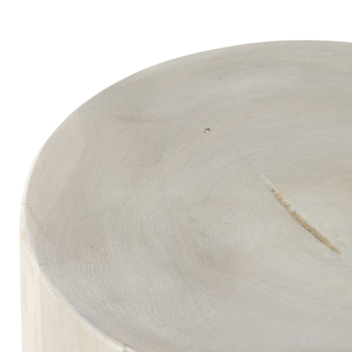 Patrick Outdoor End Table - Ivory Teak