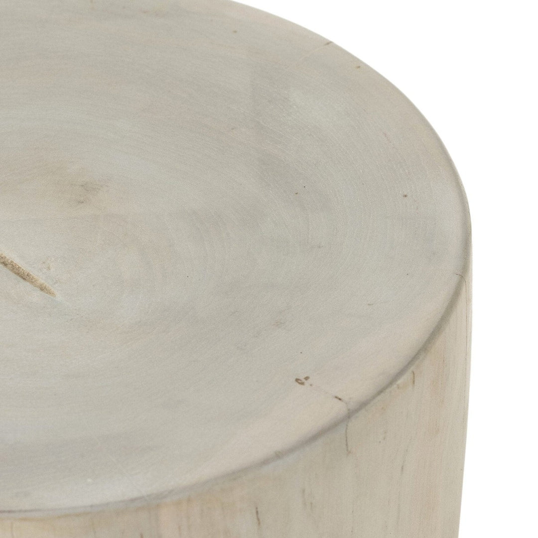 Patrick Outdoor End Table - Ivory Teak