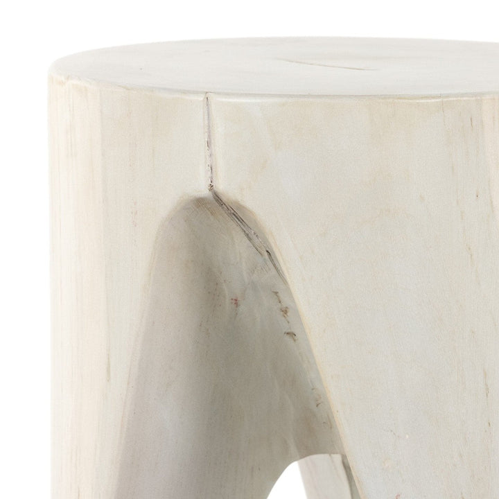 Patrick Outdoor End Table - Ivory Teak