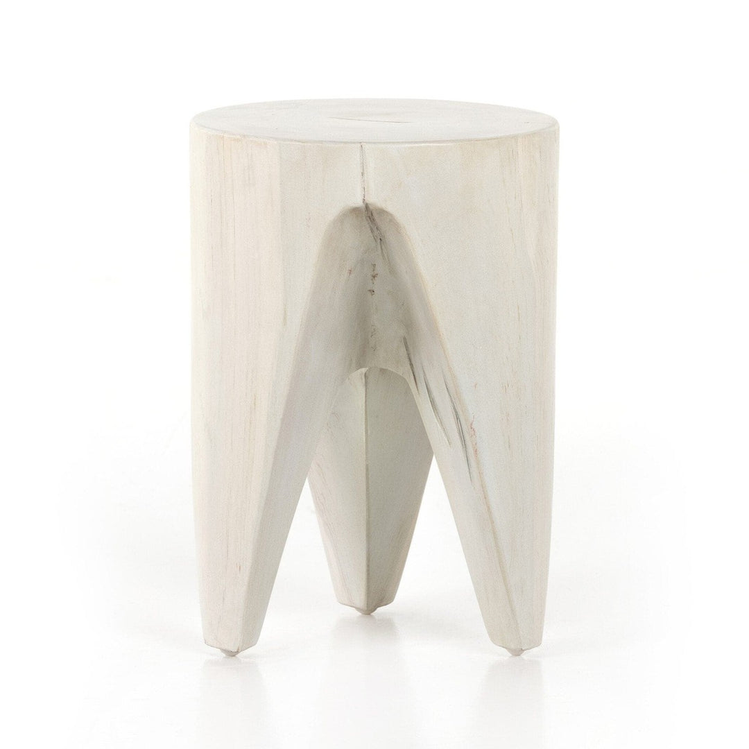 Patrick Outdoor End Table - Ivory Teak