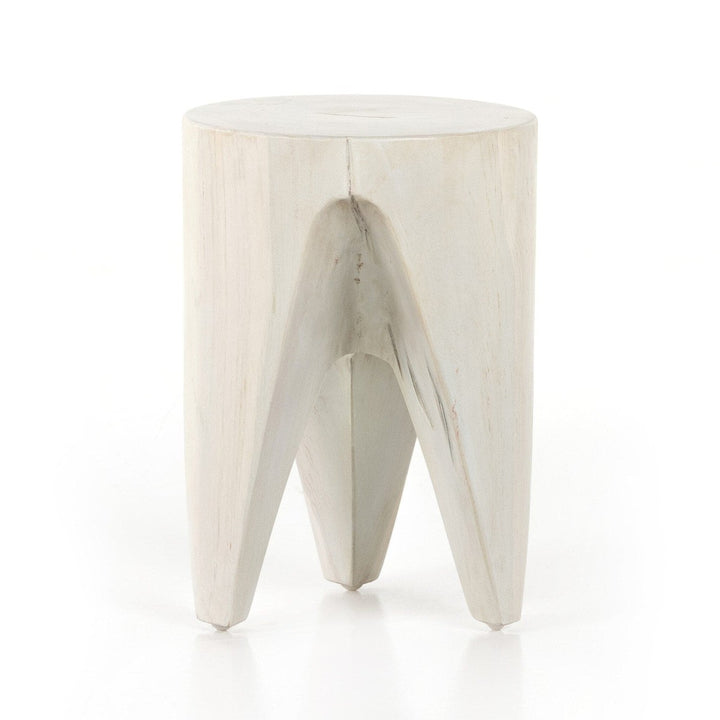 Patrick Outdoor End Table - Ivory Teak