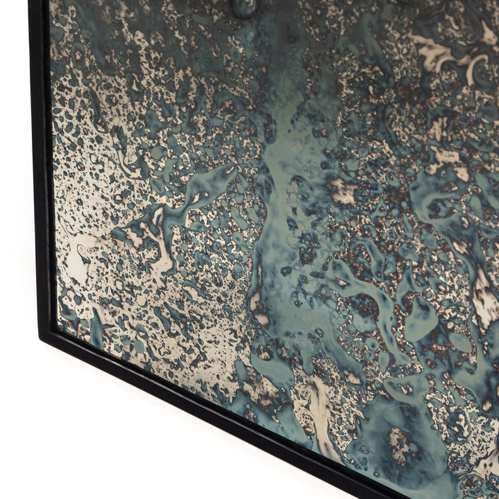 Acid Wash Floor Mirror - Iron Matte Black