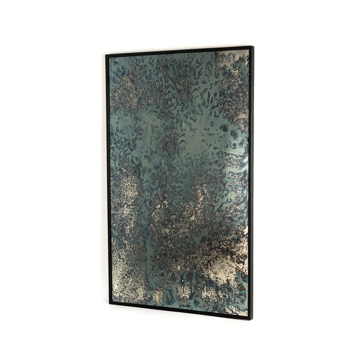 Acid Wash Floor Mirror - Iron Matte Black