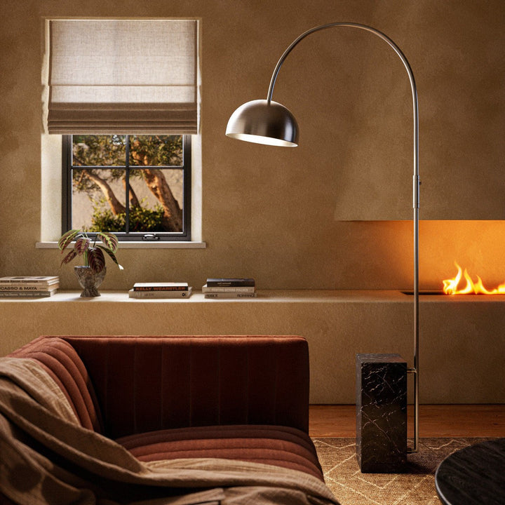 Kendall Floor Lamp - Black Marble