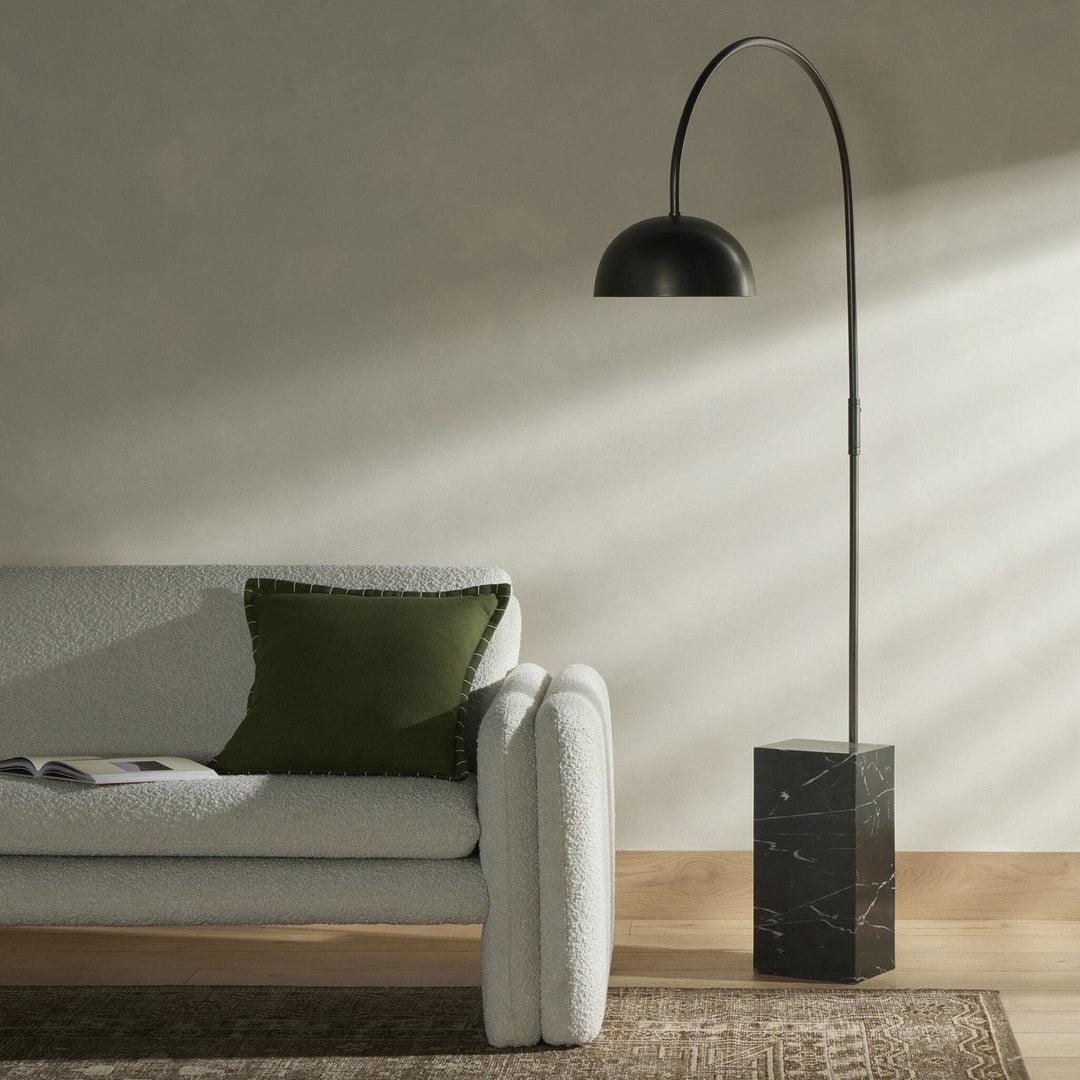 Kendall Floor Lamp - Black Marble