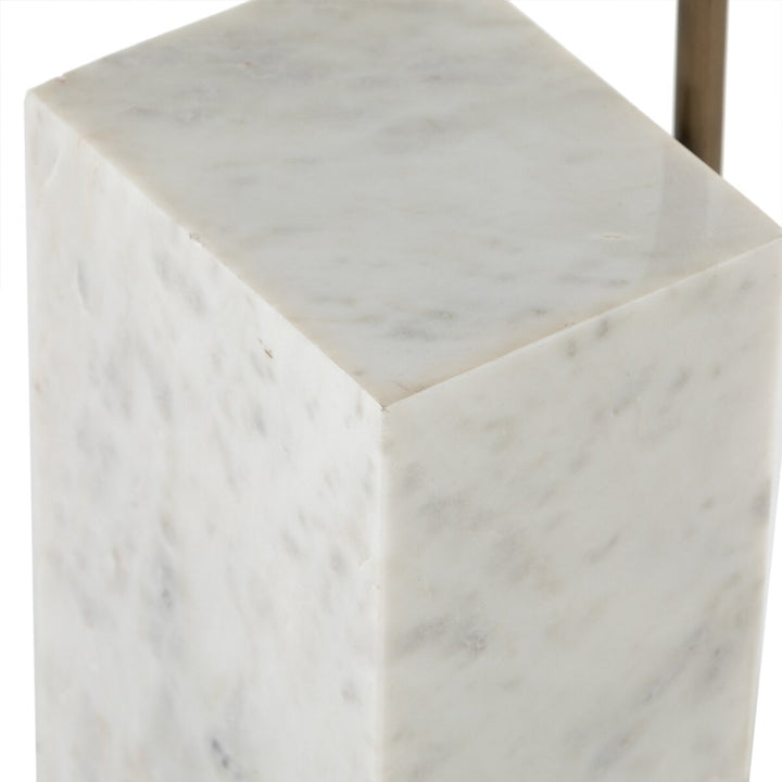 Ansel Floor Lamp - White Marble