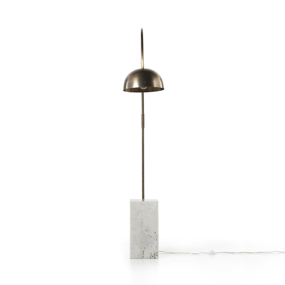 Ansel Floor Lamp - White Marble