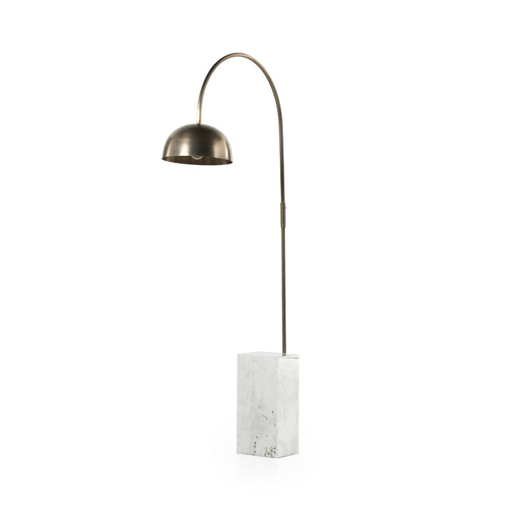 Ansel Floor Lamp - White Marble