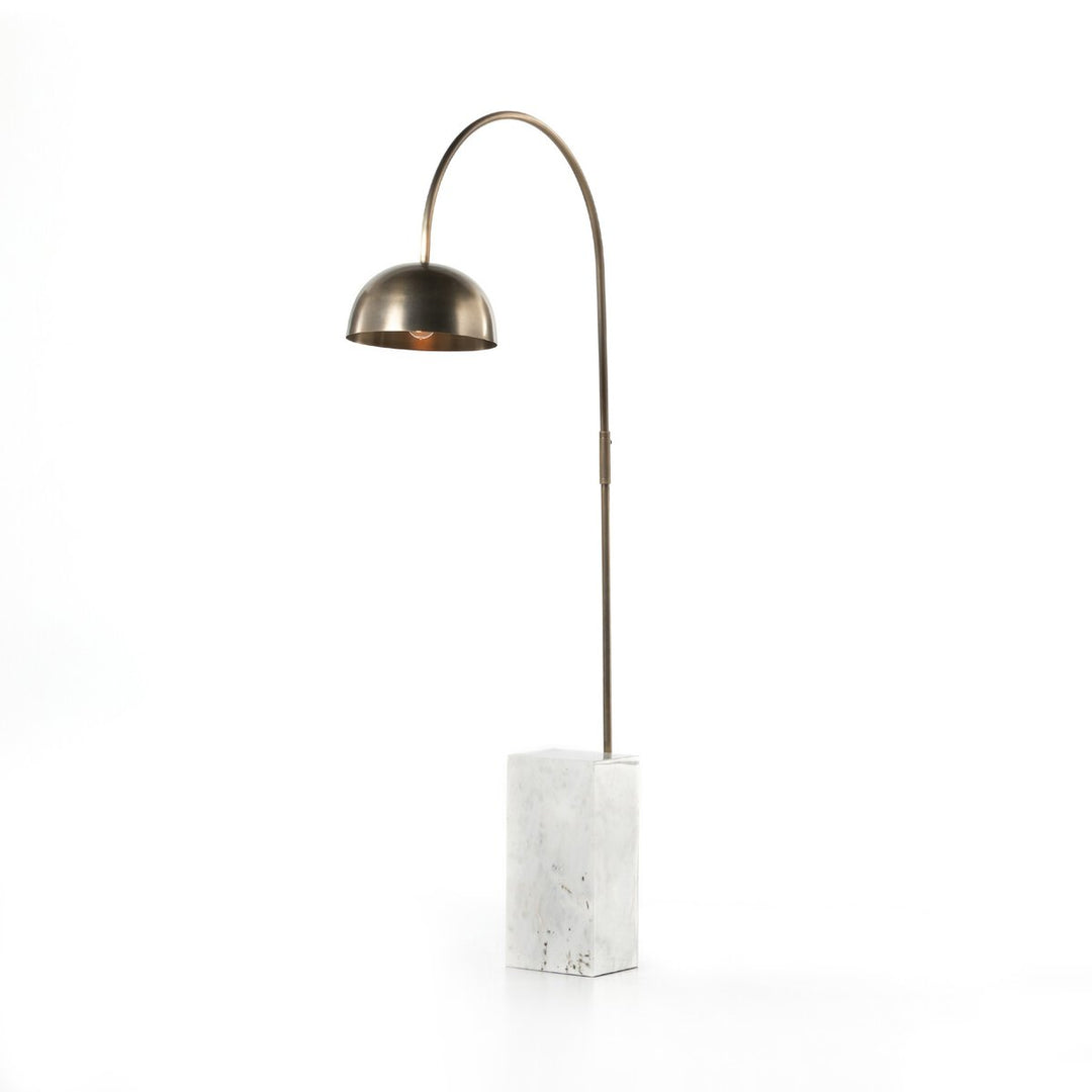 Ansel Floor Lamp - White Marble