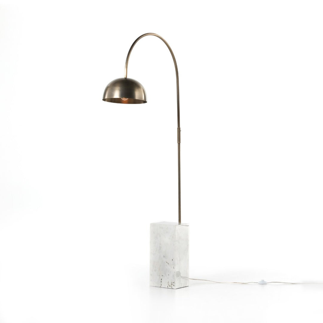 Ansel Floor Lamp - White Marble