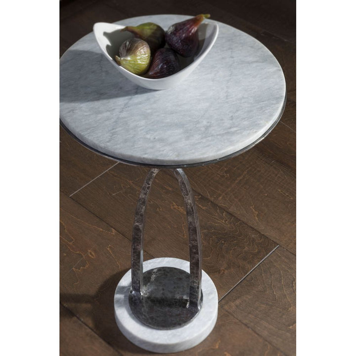 Side Tables Vega Round Spot Table - Natural Iron
