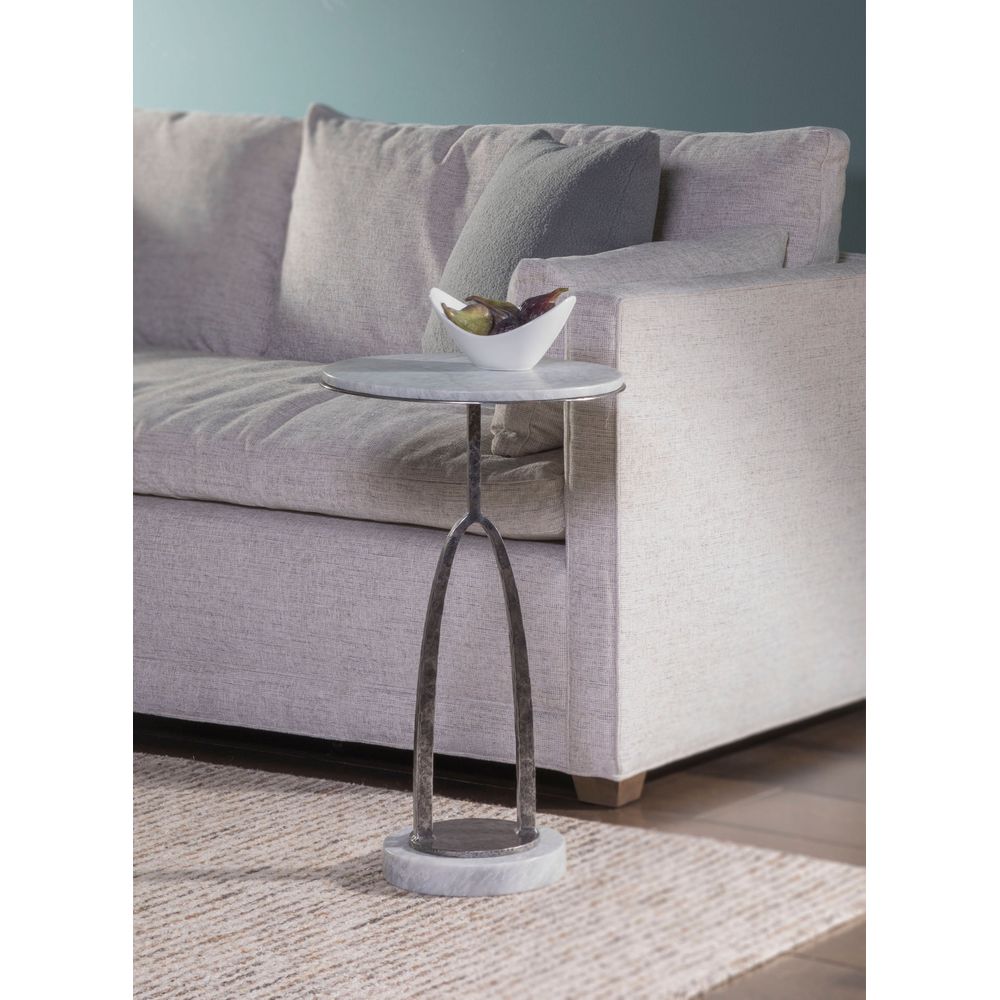 Side Tables Vega Round Spot Table - Natural Iron