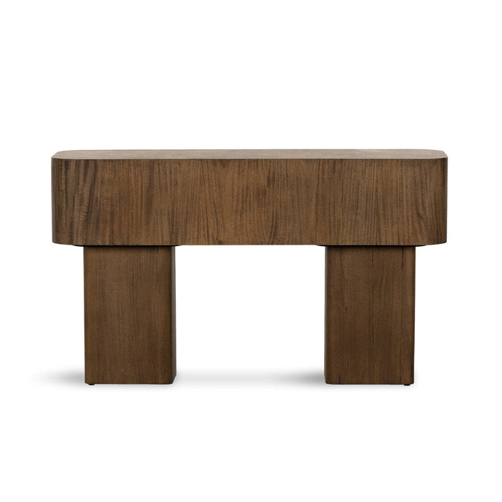 Luna Console Table - Warm Umber Burl