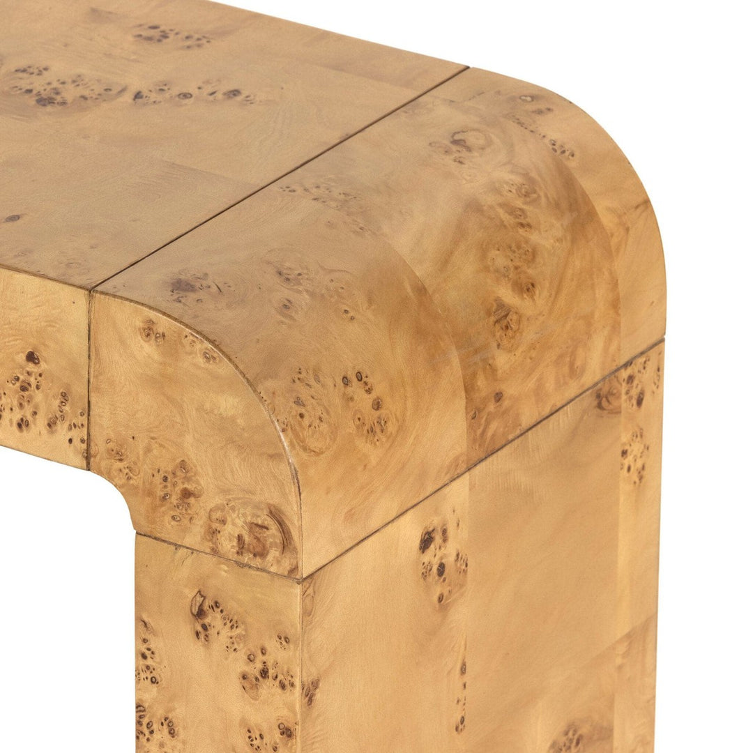 Jackson Console Table - Natural Poplar Burl