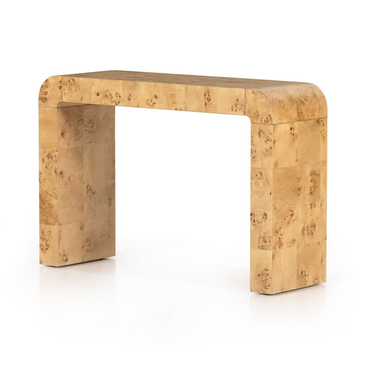 Jackson Console Table - Natural Poplar Burl