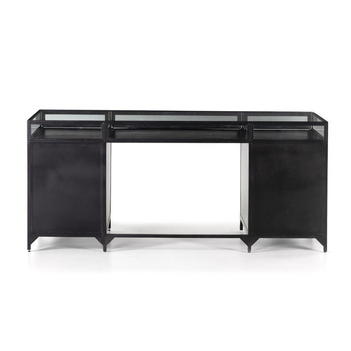 Shadow Box Executive Desk - Black