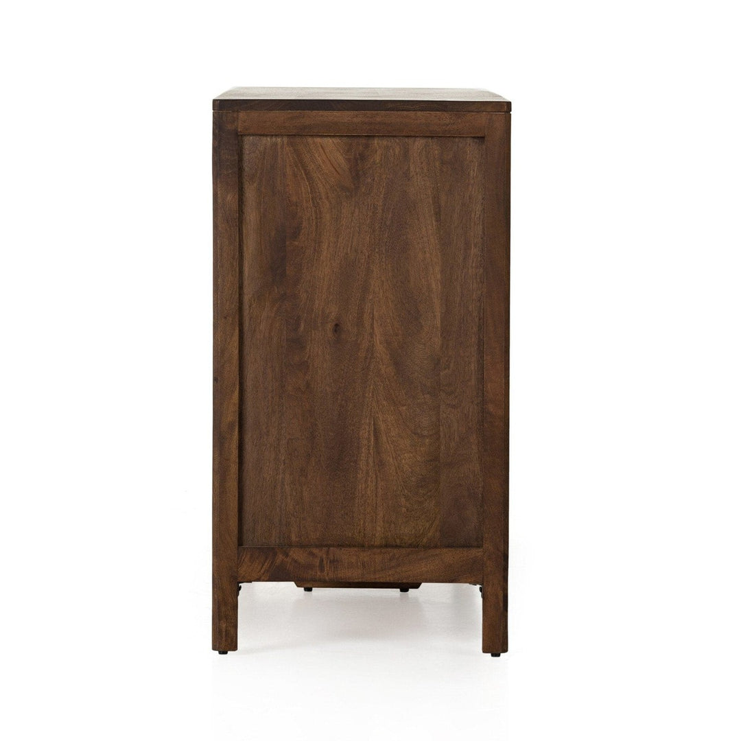 Sutton 6 Drawer Dresser - Brown Cane