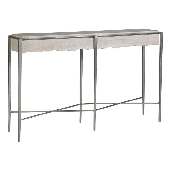 Console Tables Everest Console - Silver Leaf