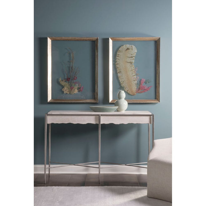 Console Tables Everest Console - Silver Leaf