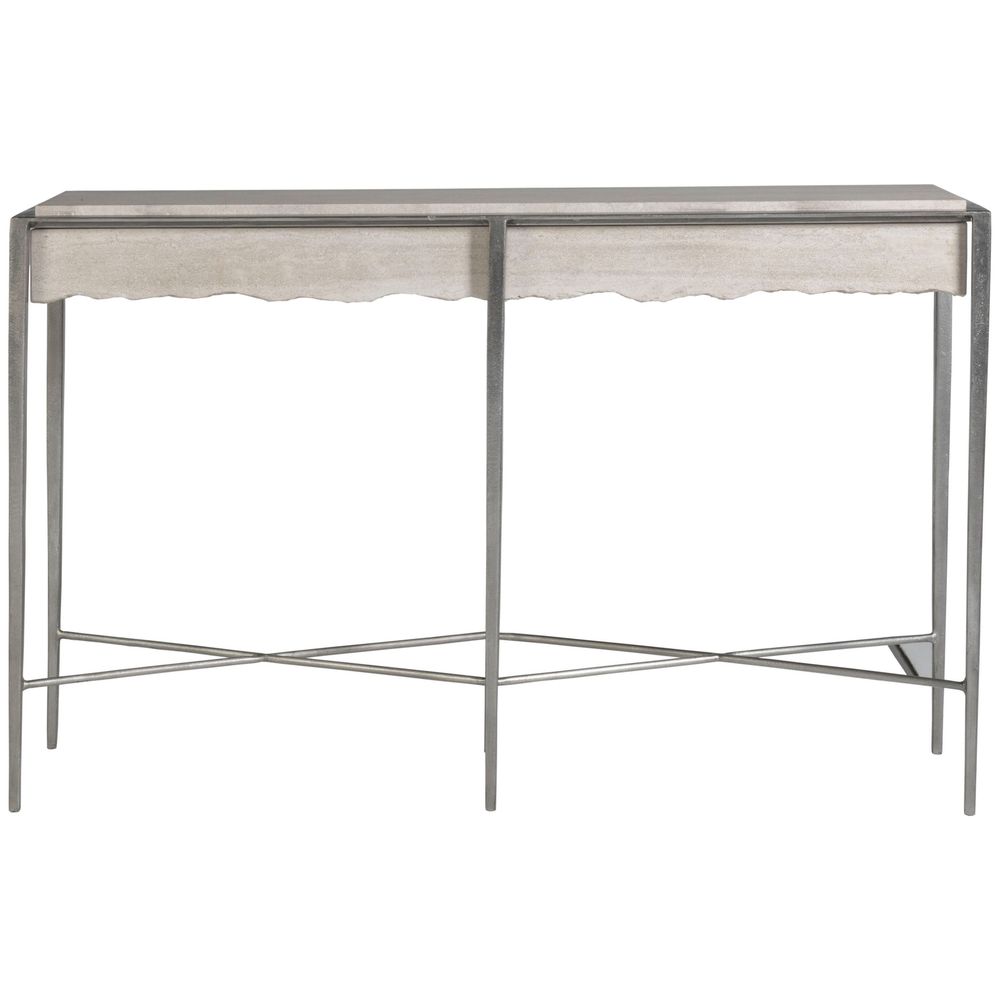 Console Tables Everest Console - Silver Leaf