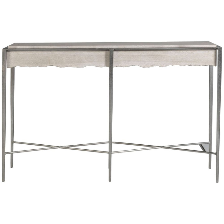 Console Tables Everest Console - Silver Leaf