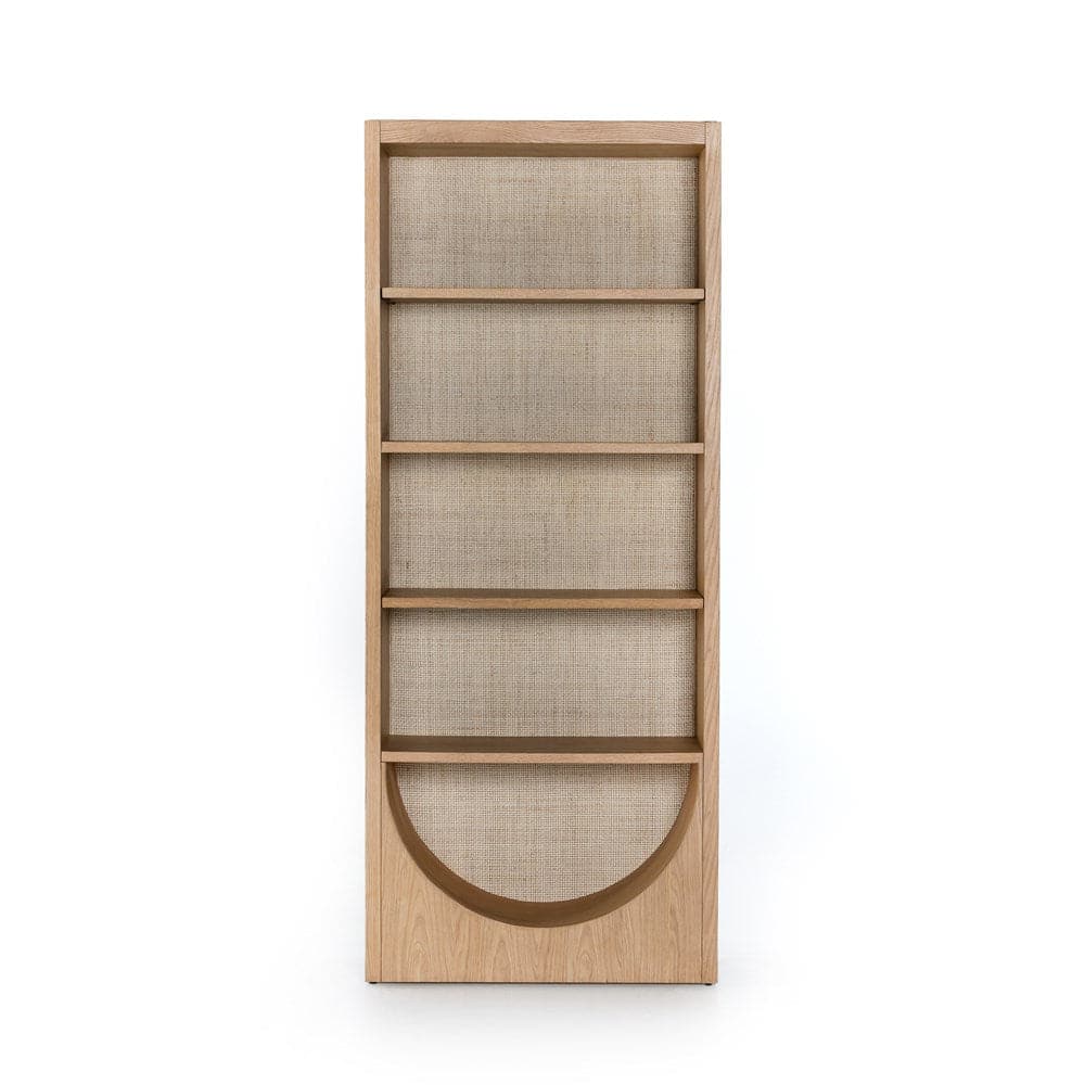 Higgs Bookcase-Four Hands-STOCKR-FH-225023-002-Bookcases & CabinetsHoney Oak Veneer-1-France and Son