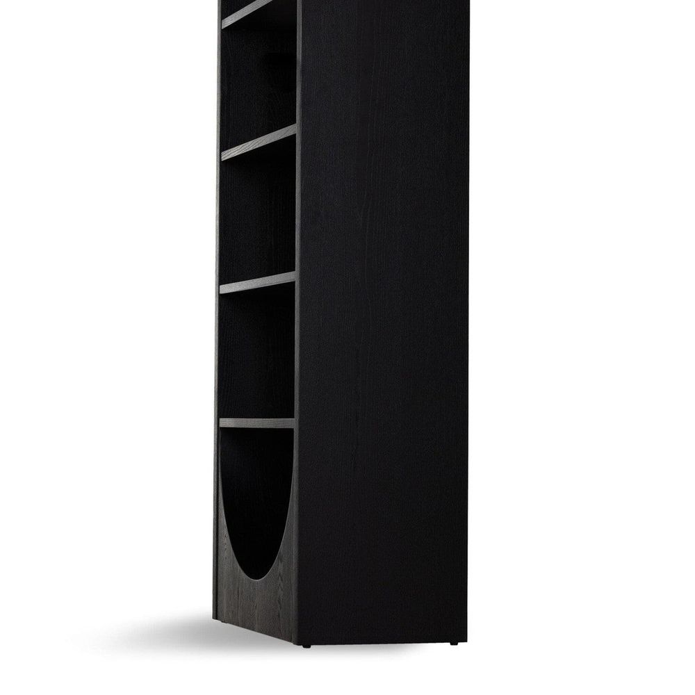 Lysanthir Bookcase - Brushed Ebony Oak