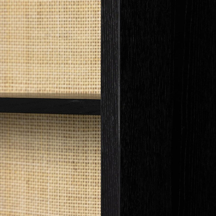 Lysanthir Bookcase - Brushed Ebony Oak