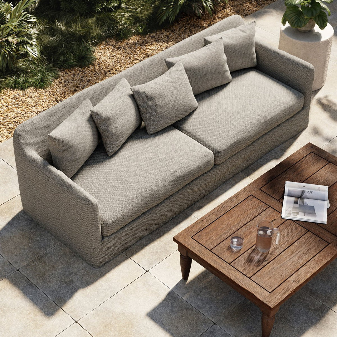 Marlin Outdoor Slipcover Sofa - Faye Ash