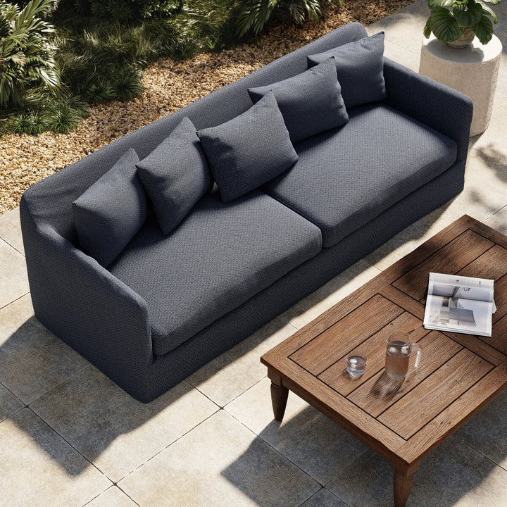 Marlin Outdoor Slipcover Sofa - Faye Navy