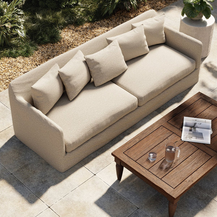 Marlin Outdoor Slipcover Sofa - Faye Sand