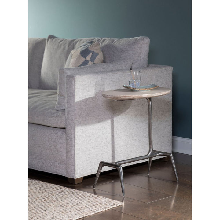 Side Tables Wilder Oval Spot Table - Natural Iron