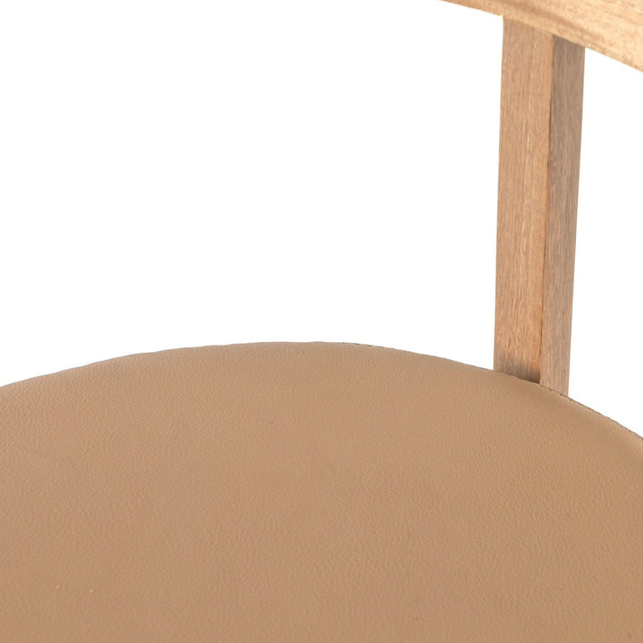 Tex Counter Stool - Natural Leather