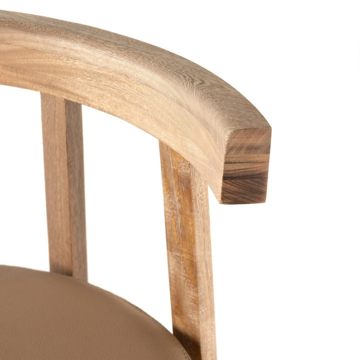 Tex Counter Stool - Natural Leather