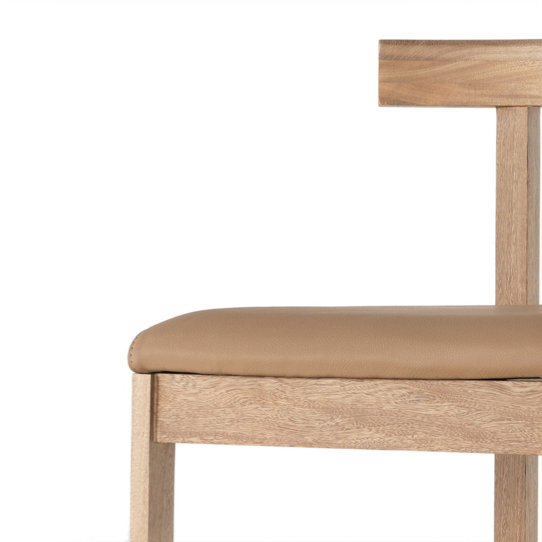 Tex Counter Stool - Natural Leather