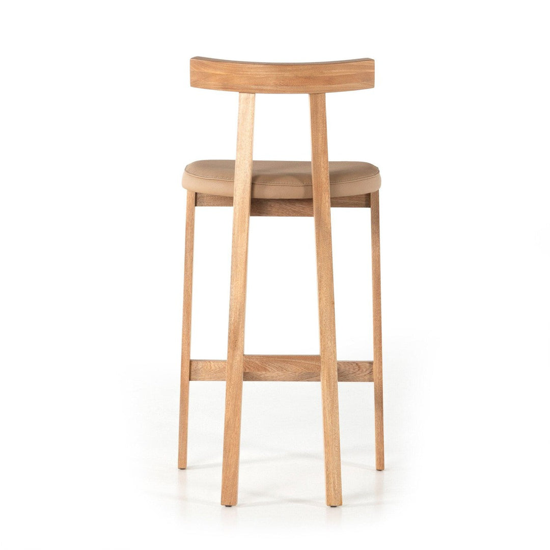 Tate Bar Stool - Natural Leather