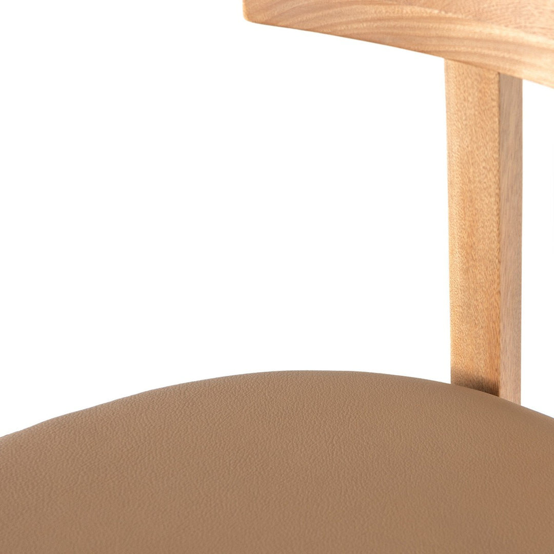 Tate Bar Stool - Natural Leather