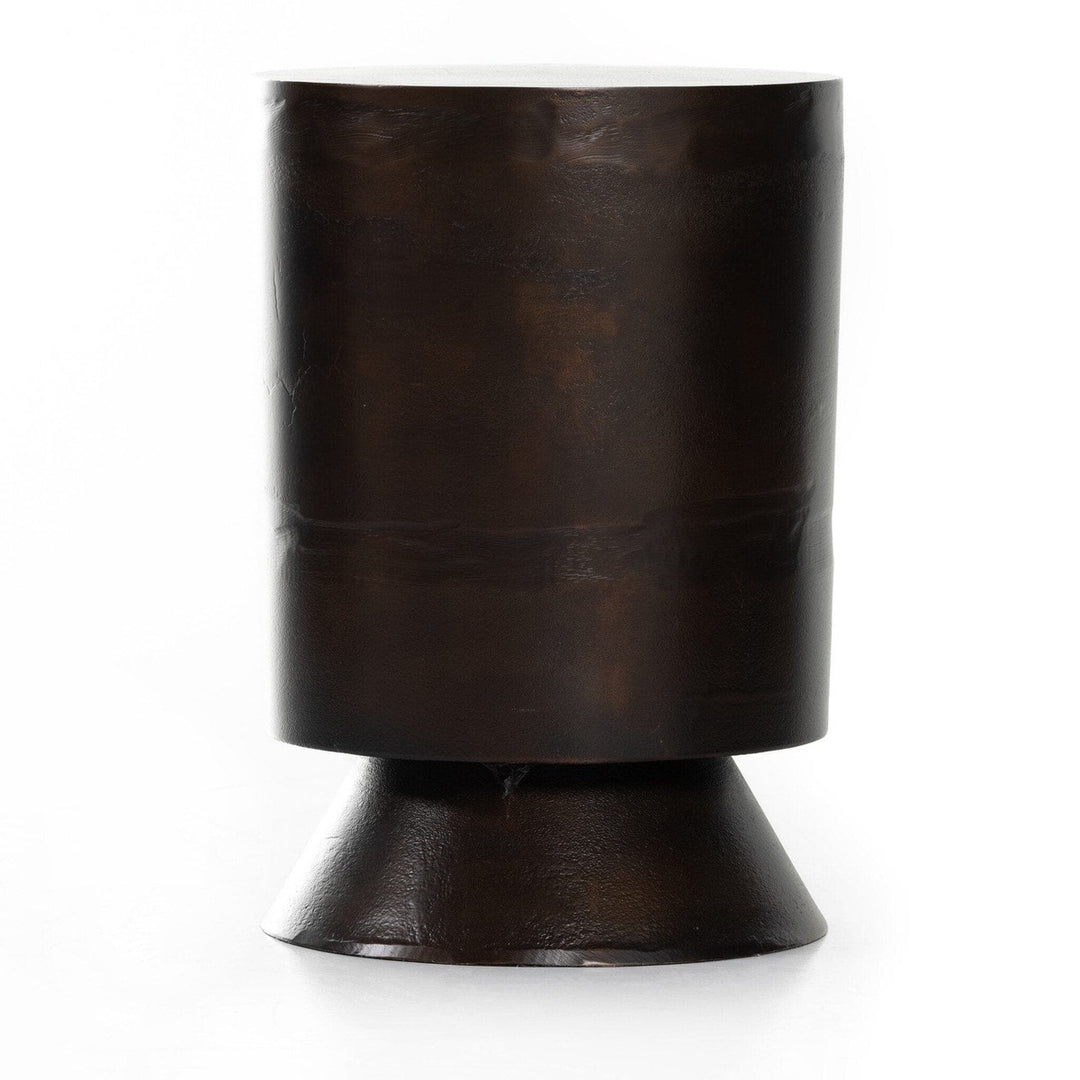 Antonella End Table - Antique Rust