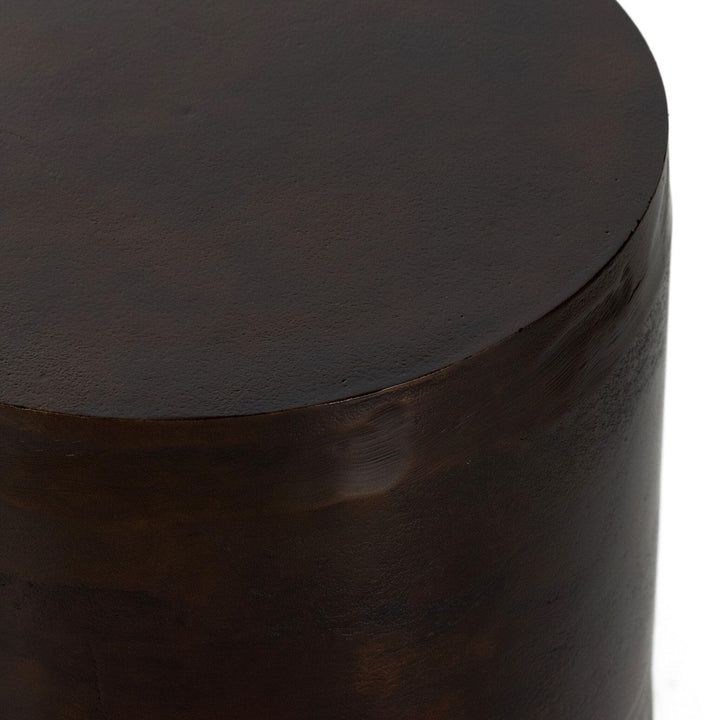 Antonella End Table - Antique Rust