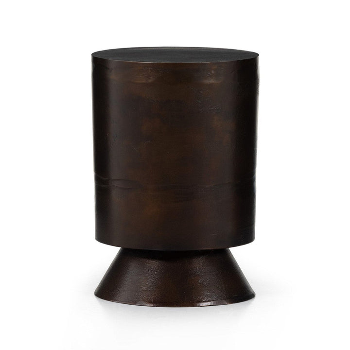 Antonella End Table - Antique Rust