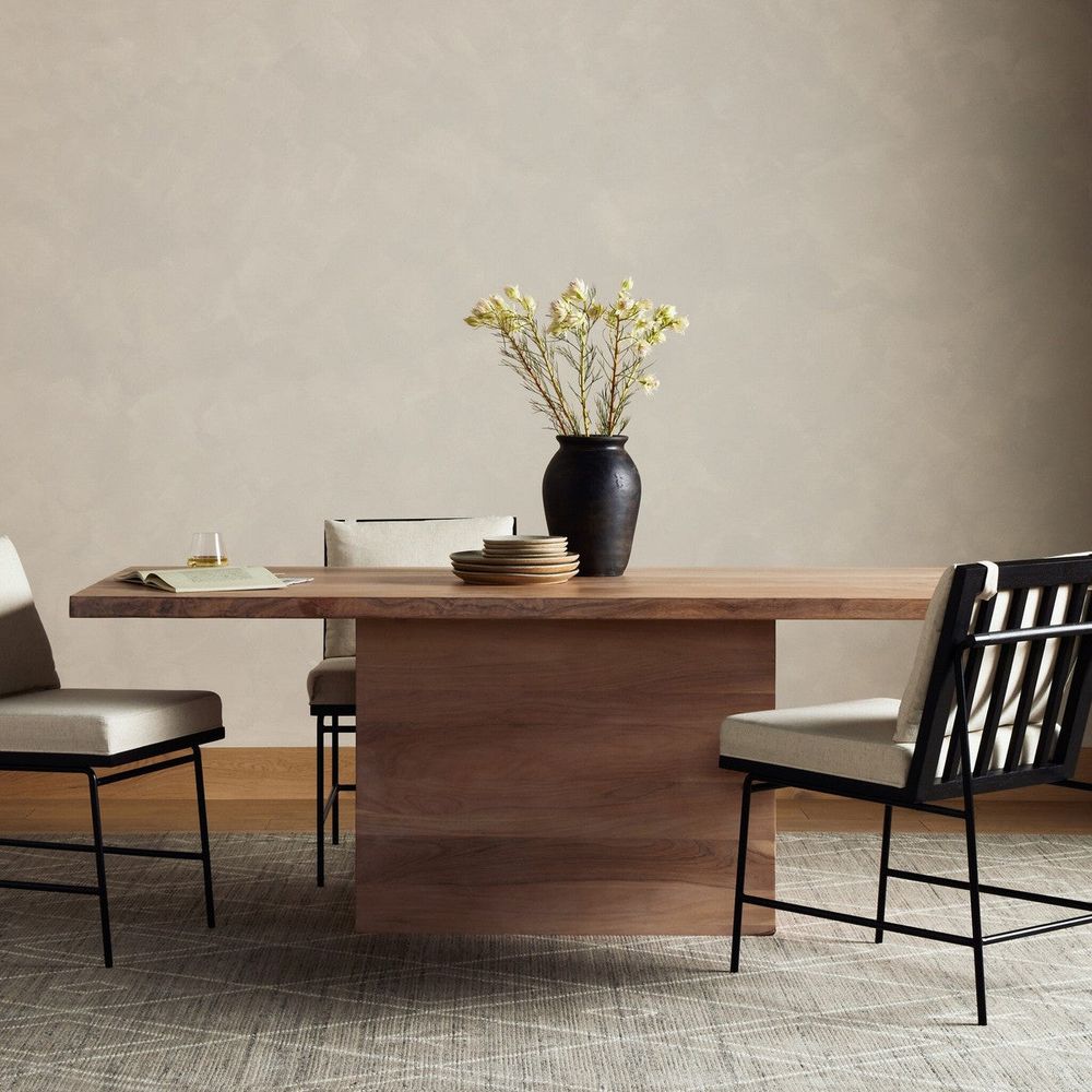 Dining Tables Yvette Dining Table - Whitewash Acacia