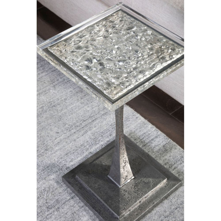 Side Tables Montreaux Square Spot Table - Natural Iron