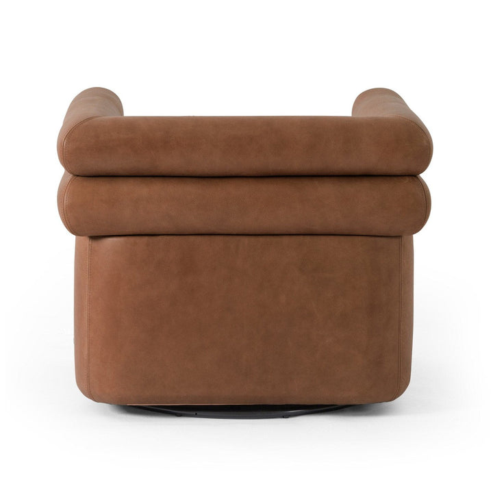 Evie Swivel Chair - Palermo Cognac