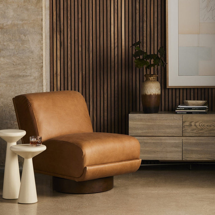 Blair Swivel Chair - Palermo Cognac