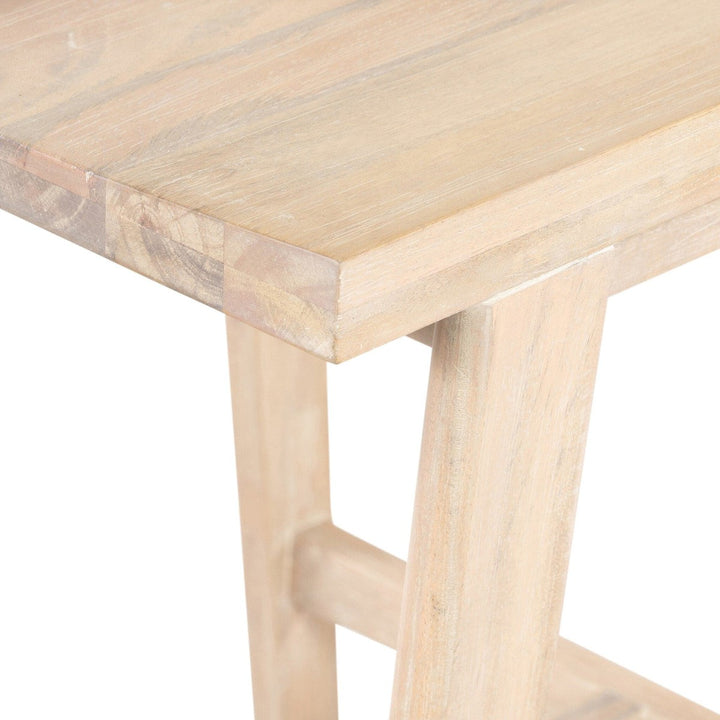 Clara Bar Stool - White Wash Mango