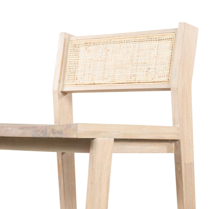 Clara Bar Stool - White Wash Mango