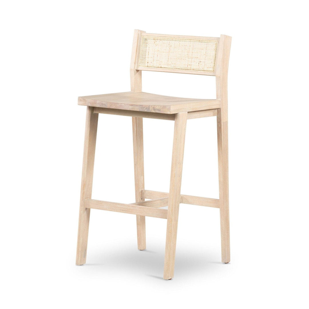 Clara Bar Stool - White Wash Mango